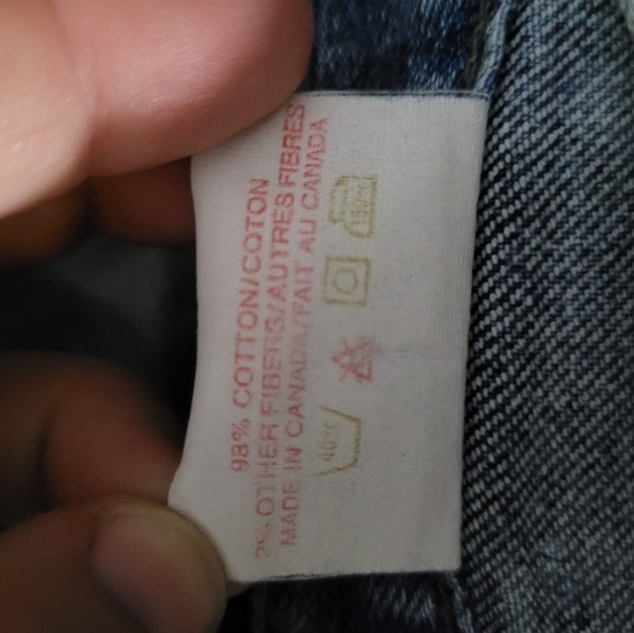 SILVER | Red Star vintage 100% cotton super high waist tapered mom jeans - Picture 10 of 10